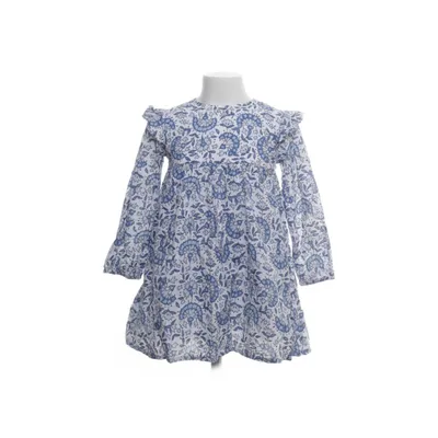 Klänning (Vit, Blå) från Mango Bomull