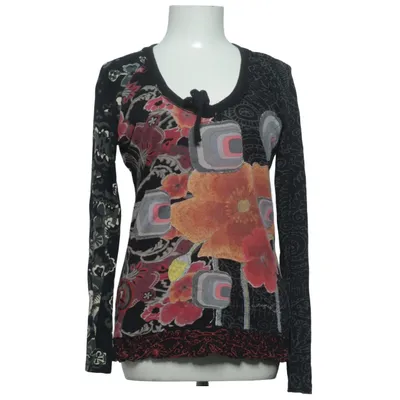 Langarmshirt (Schwarz, Mehrfarbig) von Desigual Baumwolle, Viskose
