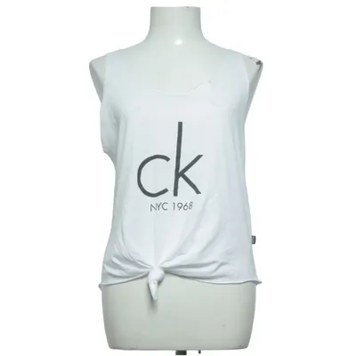 Tank Top (White) from Calvin Klein Swimwear Cotton, Polyester