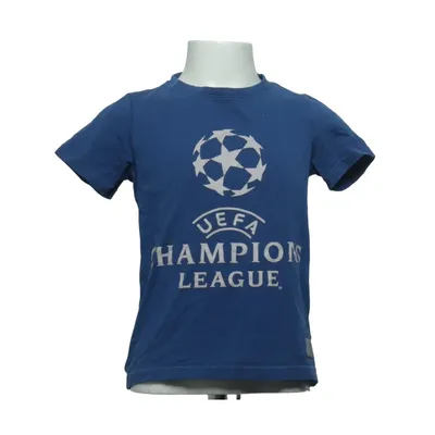 T-shirt (Blauw) van Champion's League Elastaan, Organisch katoen