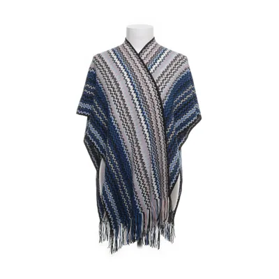 Poncho (Blå, Flerfärgad) från Missoni Akryl, Ull