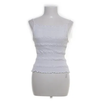 Haut (Blanc) de H&M Coton, Élasthane, Polyester