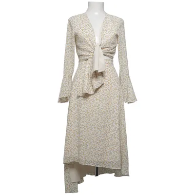 Dress (White, Yellow, Green) from Adoore Polyester