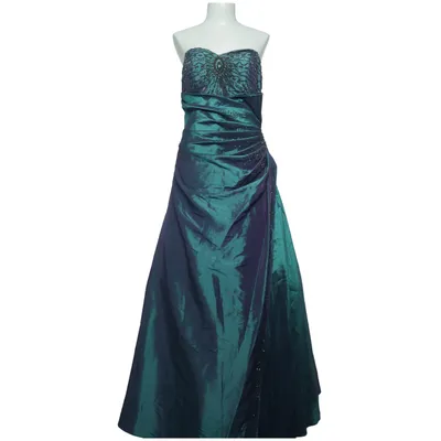 Abendkleid (Grün, Lila) von Magic M Polyester, Viskose