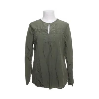 Bluse (Grøn) fra Tommy Hilfiger Bomuld, Silke