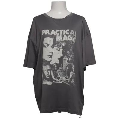 T-shirt (Grå) från Shein Elastan, Polyester