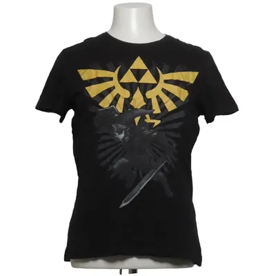 T-shirt (Zwart, Meerkleurig) van Zelda Katoen