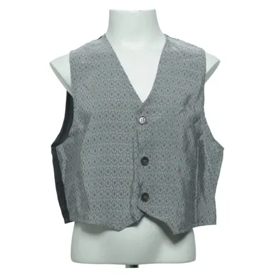 Suit vest (Gray, Black) from Linus & Lotta Polyester, Viscose
