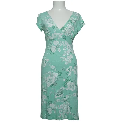 Dress (Green, White) from New Look Elastane, Viscose