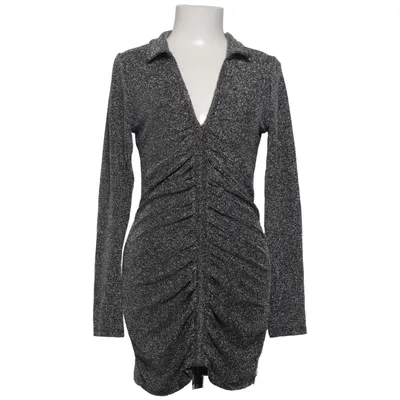 Jurk (Ruched Collar Dress) van NLY One Elastaan, Metallvezel, Polyamide