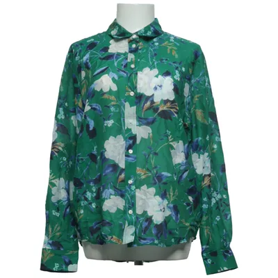 Blouse (Green, Multicolored) from GANT Cotton, Silk
