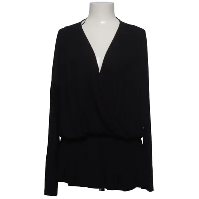 Blouse portefeuille (Noir) de MyWear Woman Élasthane, Viscose
