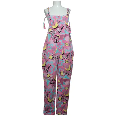 Overalls (Pink, Flerfarvet) fra Lucy & Yak Elastan, Økologisk bomuld