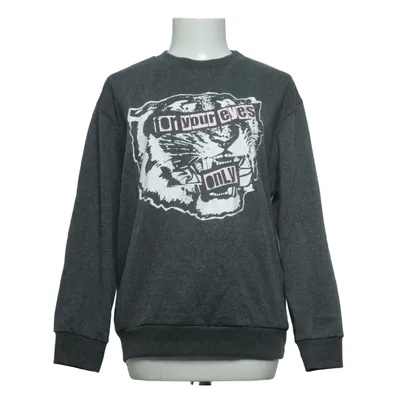 Sweatshirt (Grå) fra Pretty Body Akryl, Bomuld, Polyester