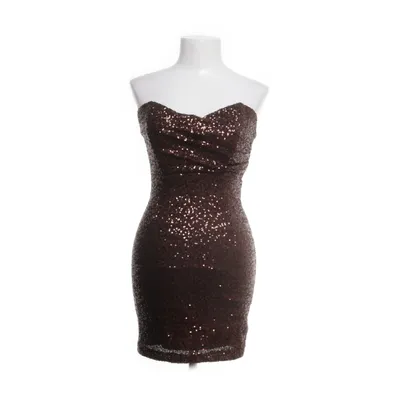 Cocktailkjole (Brun) fra TFNC London Elastan, Polyester, Viscose