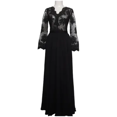 Evening gown (Black) from Rebel Polyester, Viscose