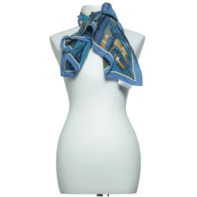 Cache-col (Bleu, Beige, Multicolore) de Marja Kurki Soie