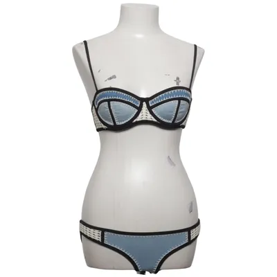 Bikini (Sort, Blå, Hvid) fra Triangl