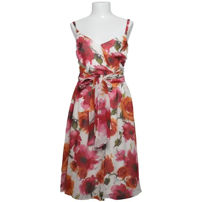 Klänning (Vit, Flerfärgad) från Marella Polyester, Silke