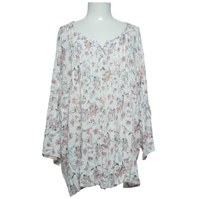 Blouse (Blanc, Bleu) de Soul River Viscose