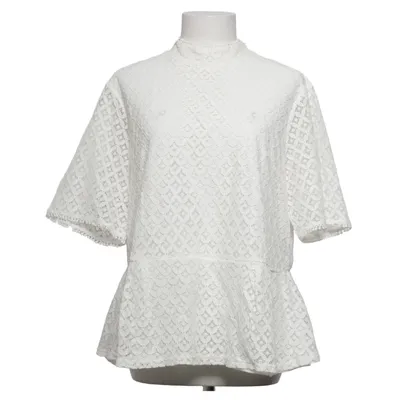 Peplumbluse (Hvid) fra Holly & Whyte by Lindex Bomuld, Polyamid, Polyester