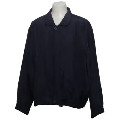 Jakke (Blå) fra Henry Morell Polyester, Silke