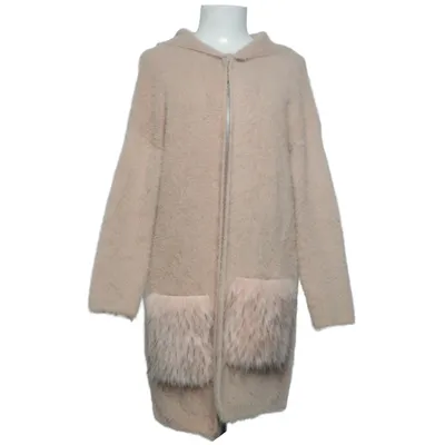 Strickjacke (Beige) von J&S Millenium Acryl, Polyamid