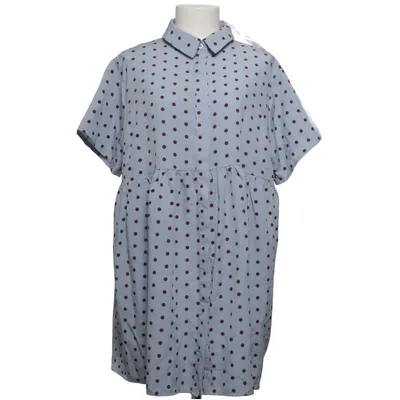 Skjortklänning (Blå, Brun) från Missguided Petite Polyester