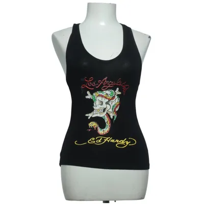 Tanktop (Schwarz) von Ed Hardy Elasthan, Viskose