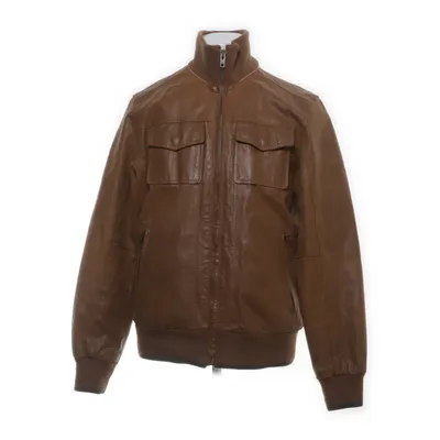 Læderjakke (Brun) fra Blend Læder, Polyester