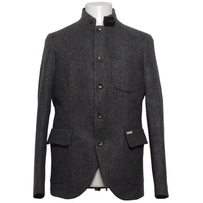 Blazer (Gray) from Luis Trenker Cotton, Elastane, Wool