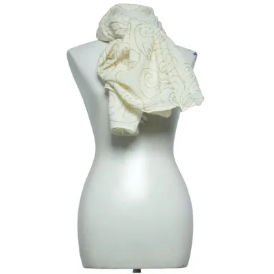 Châle (Blanc, Or) de Charlotte Sparre Coton