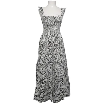 Långklänning (Svart, Vit) från Topshop Bomull, Elastan, Polyester