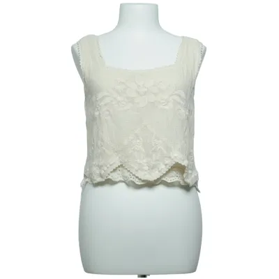 Tank­top (Beige) von Zara Baumwolle