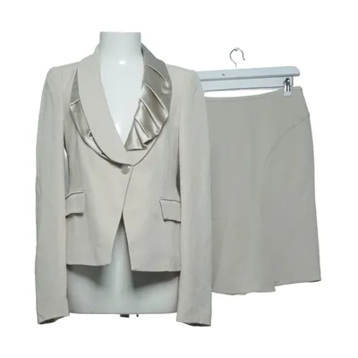 Skirt suit (Beige) from Armani Collezioni Acetate, Polyester, Silk, Wool
