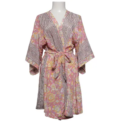 Kimono (Roze, Geel, Meerkleurig) Viscose