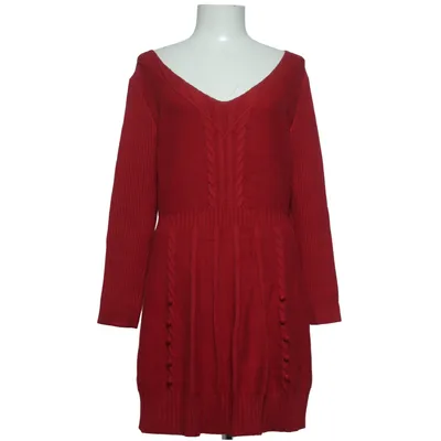 Jurk (Rood) van Fancyqube Katoen, Polyester