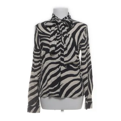 Knytblus (Svart, Beige) från Mango