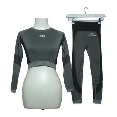 Sportswear set (Gray, Black) from JustStrong Elastane, Polyamide, Polyester