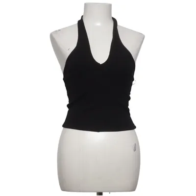 Halter neck top (Black) from Stradivarius