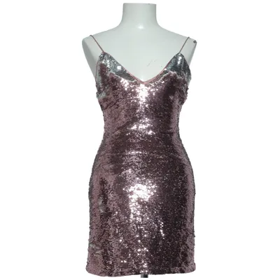 Cocktailklänning (Rosa, Silverfärgad, Flerfärgad) från Honey Punch Polyester