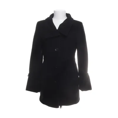 Manteau (Noir) de Max-K Cachemire, Nylon, Laine