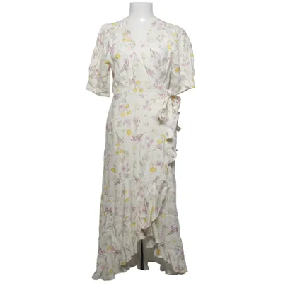 Wrap dress (White, Multicolored) from & Other Stories Linen