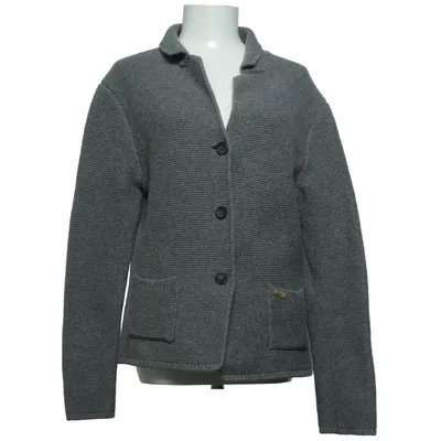 Cardigan (Gray) from Luis Trenker Polyamide, Wool