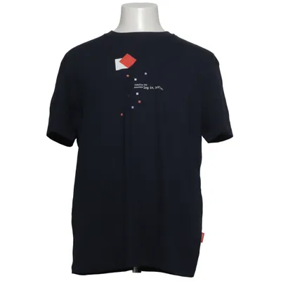 T-shirt (Blue) from Hakro Cotton, Polyester