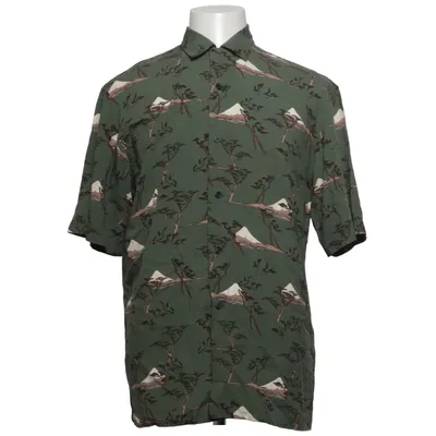 Kortärmad skjorta (Grön, Flerfärgad) från Uniqlo Viskos