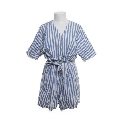 Jumpsuit (Blue, White) from Monki Cotton