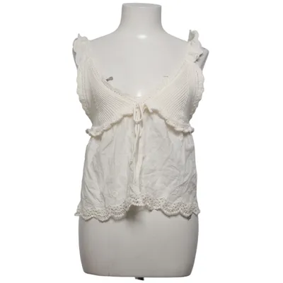 Tanktop (Wit) van Zara Katoen, Polyester