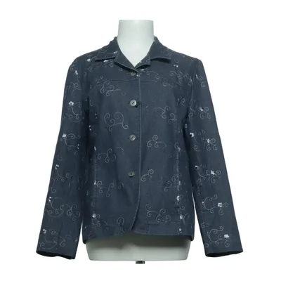 Jacke (Blau) von Wästgöta Baumwolle, Elasthan, Polyester