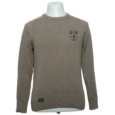 Strickpullover (Beige) von Morris Gent's Baumwolle, Wolle